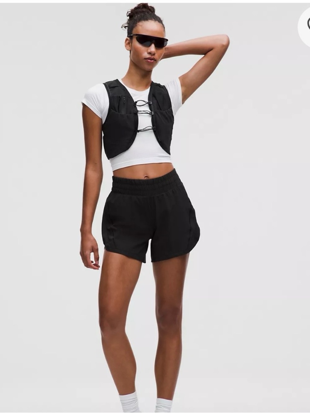 lululemon Track That 5” High Rise Black Women's Athletic Shorts